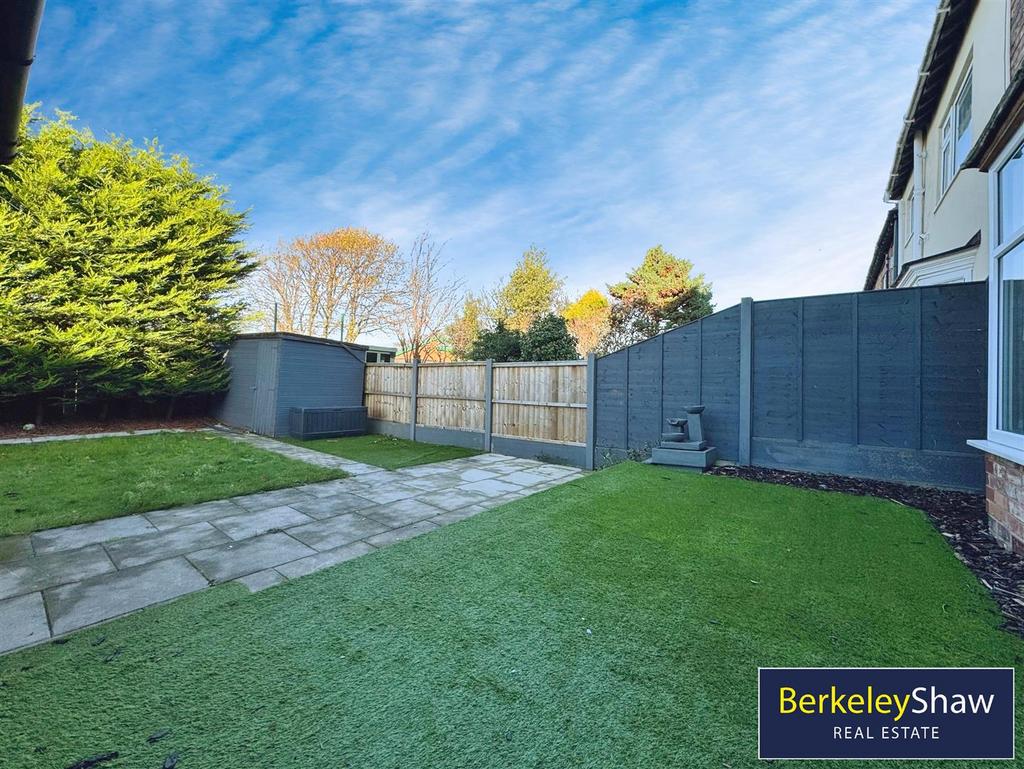 Rear garden