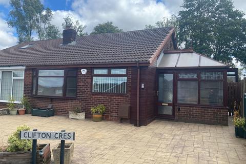 2 bedroom semi-detached bungalow for sale, 2 Clifton Crescent, Royton OL2 6JF