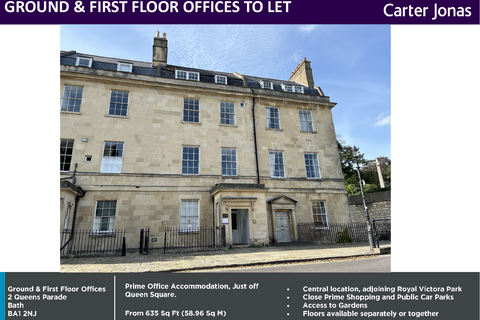 Office to rent, 2 Queens Para Bath BA1 2NJ
