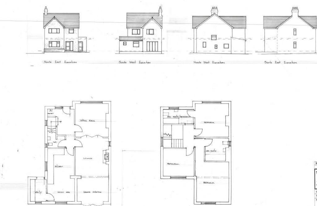 Existing dwelling extension plans