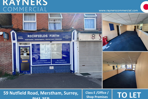 Retail property (high street) to rent, 59-61 Nutfield Rd Merstham RH1 3ER
