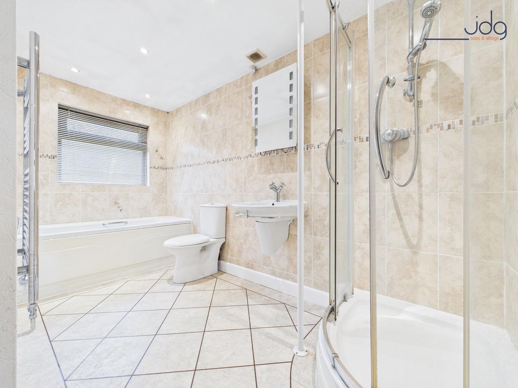 Bathroom and separate shower