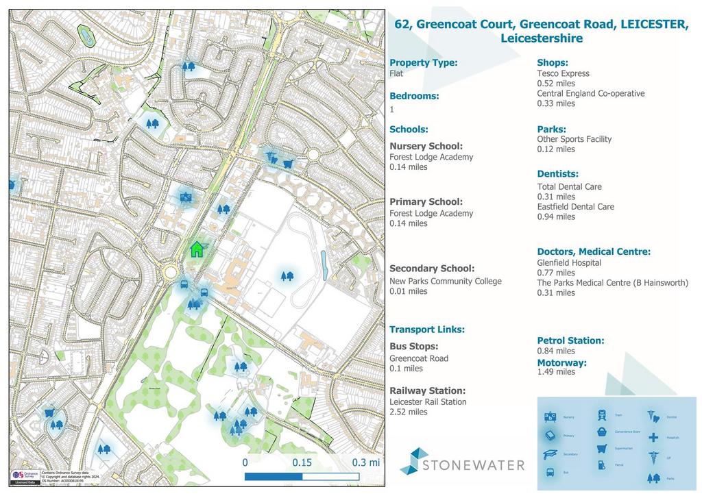 1525 - 62, Greencoat Court, Greencoat Road, LEICES
