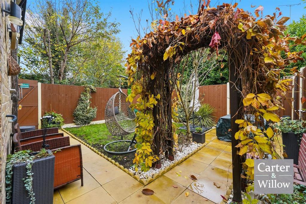 Private rear garden