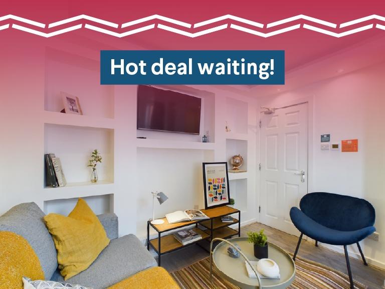 A modern, well-lit living room with stylish fur...