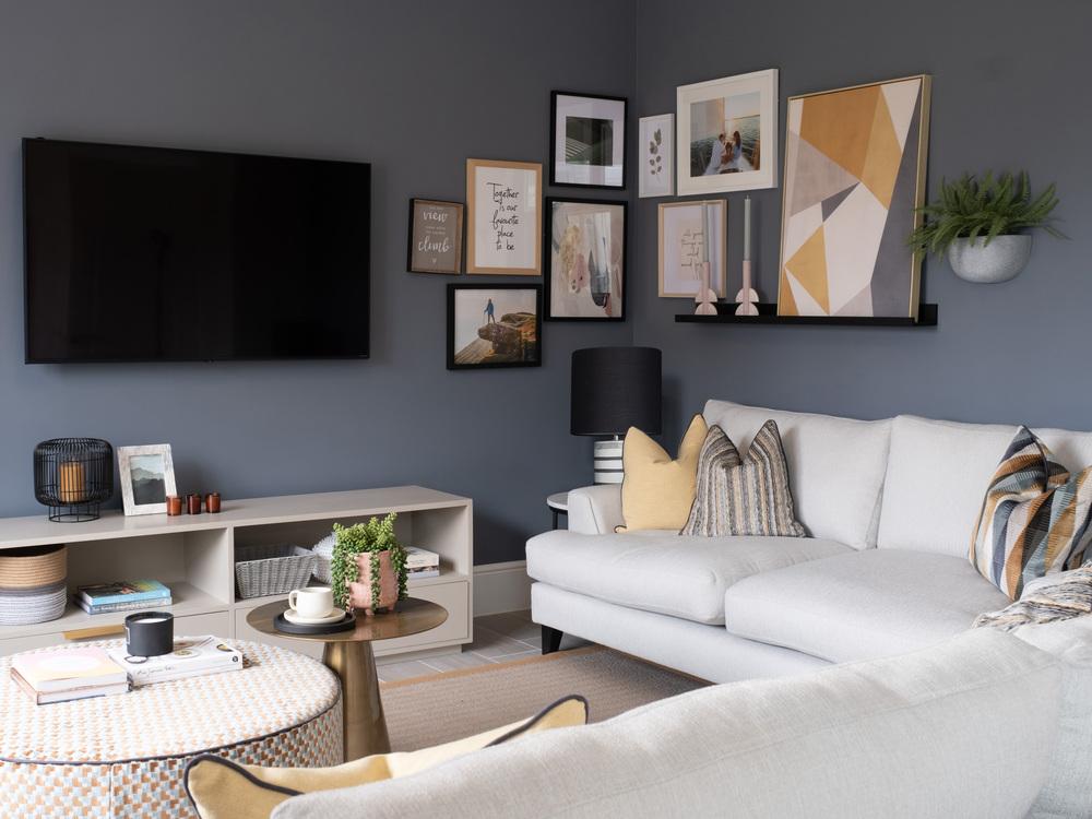 Family room  of the Henley, a 4 bedroom house