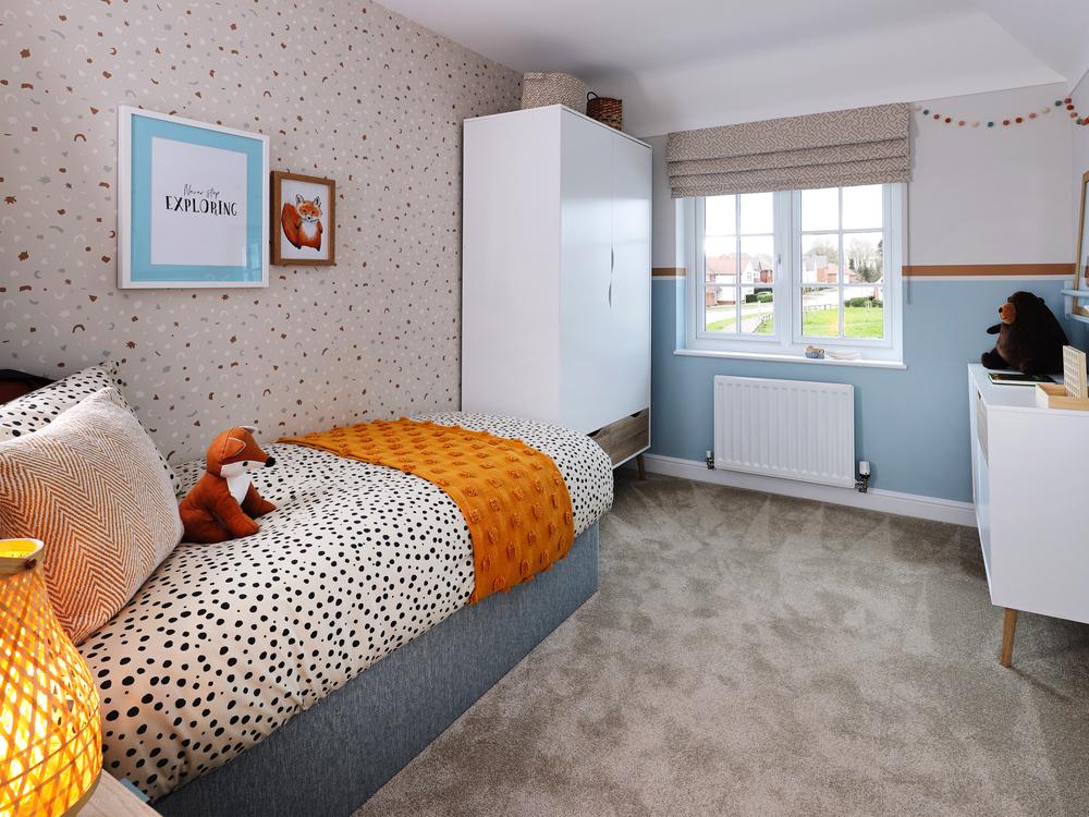 Bedroom 3 of the Amberley, a 3 bedroom house