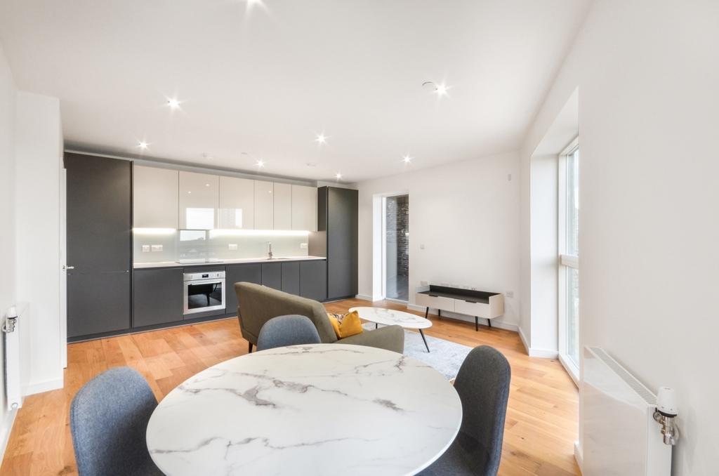 Open-plan living area