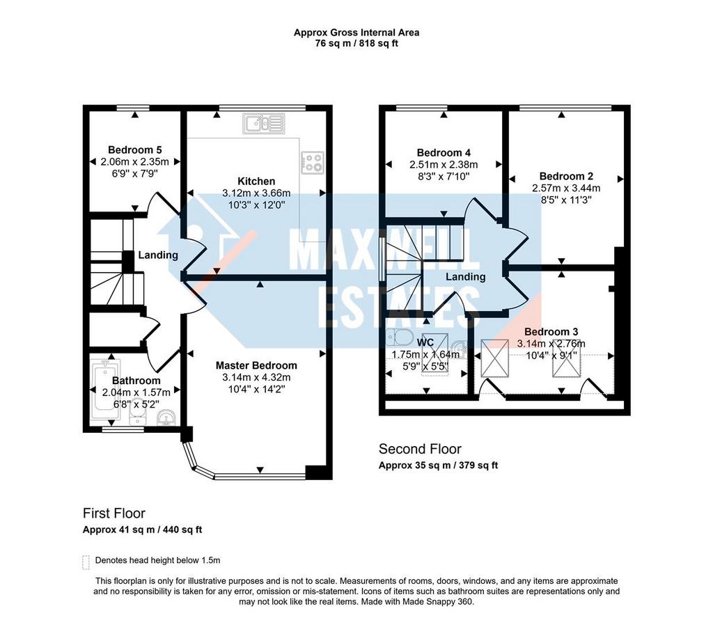 Bittacy Rise (First Floor Flat) - FLOOR PLAN.jpg