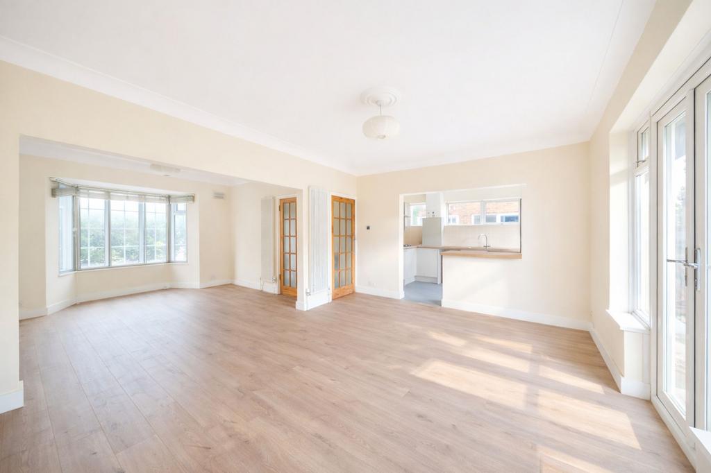 Open-plan living area
