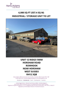 Industrial development to rent, Unit 12 Ridge Farm, Horsham Road, Rowhook Horsham RH12 3QB