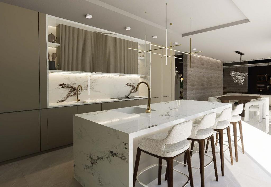 CGI Kitchen Island