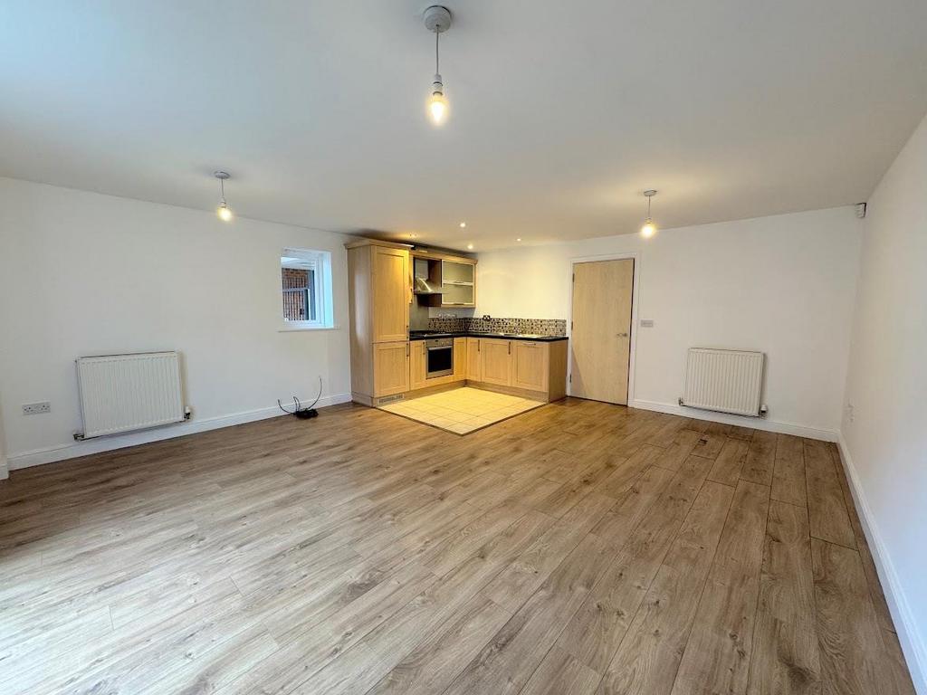 Open plan living dining kitchen