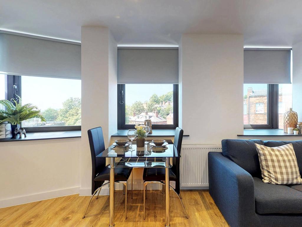Open-plan living area