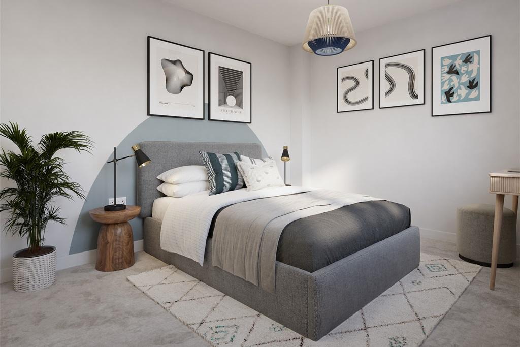 Bedroom 3 could be used as a study - typical...