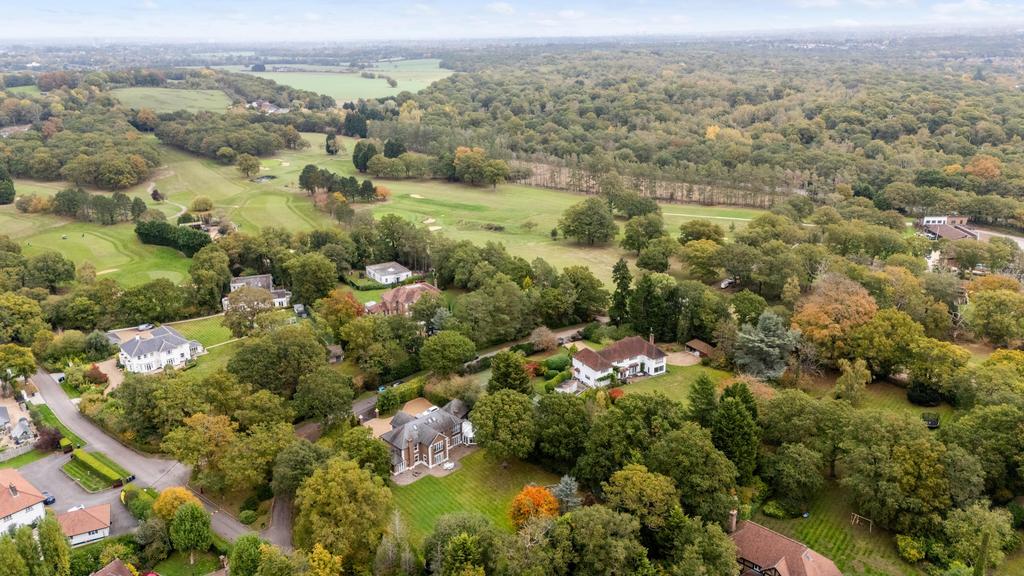 Aerial view, land