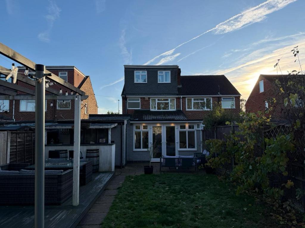Back of property