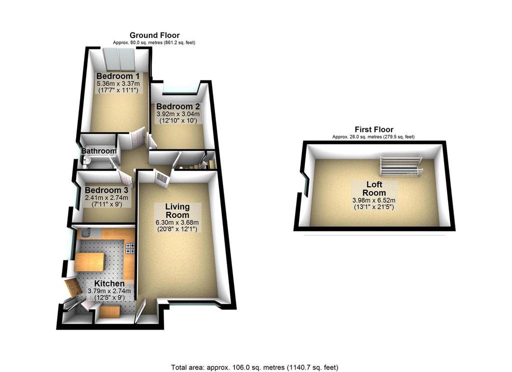 8 Mallard Way, Haxby - 3 D Plan