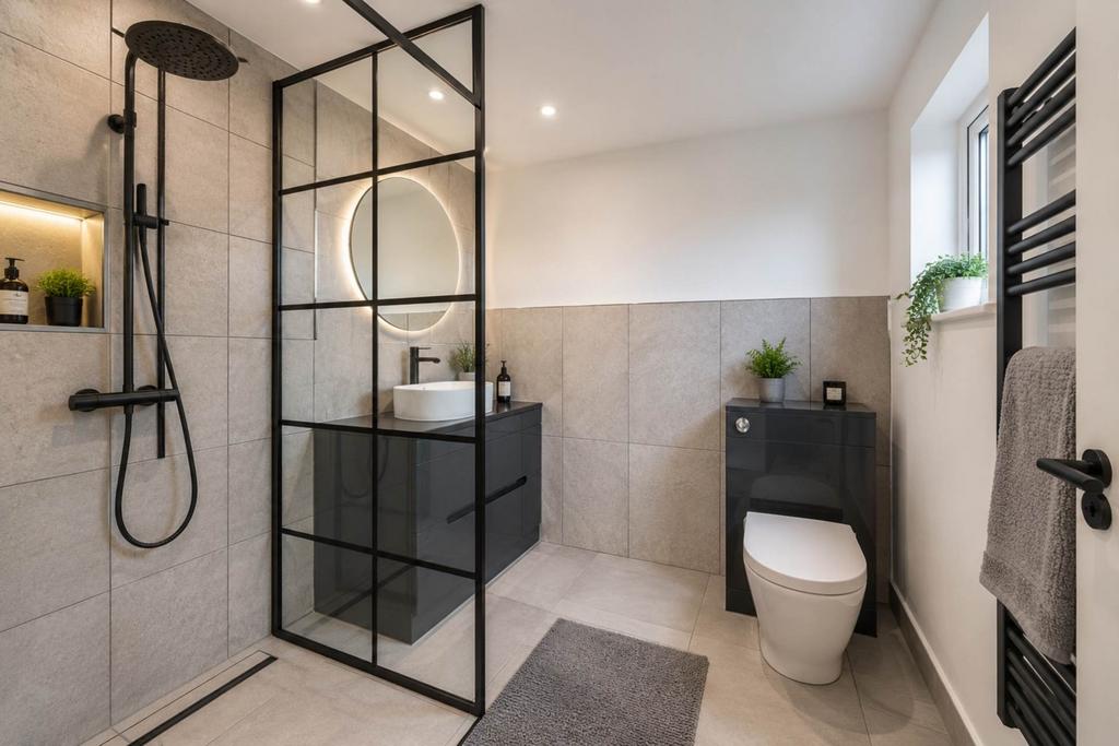 Wet room, wet room within property