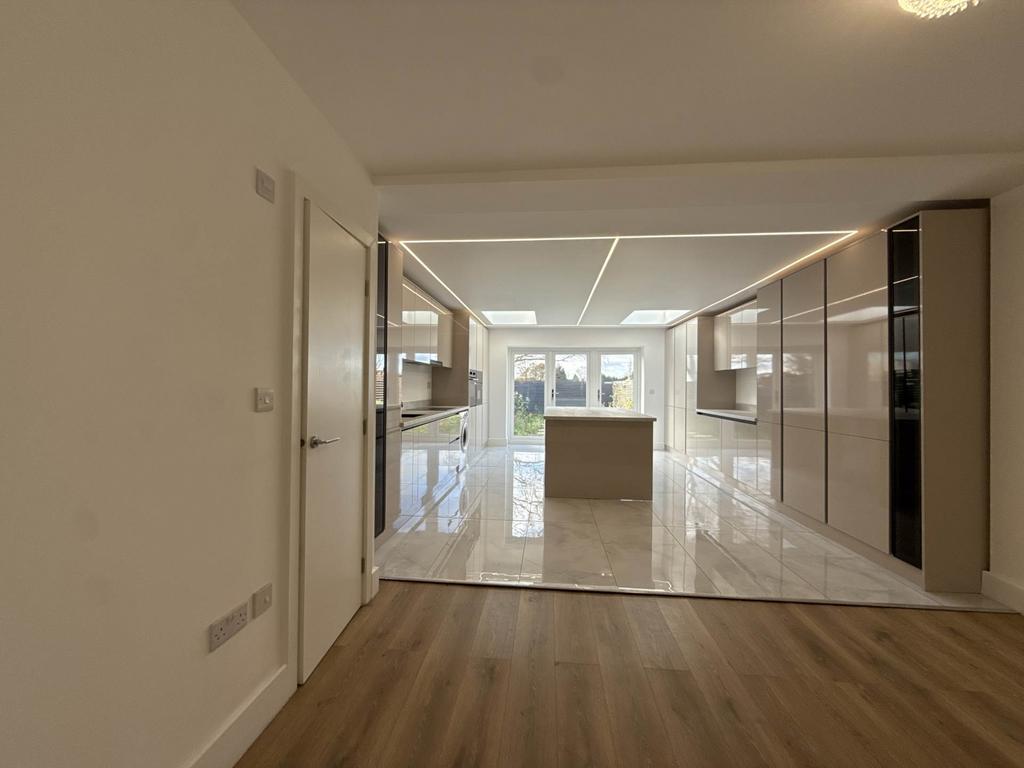 Open-plan living area, open plan living
