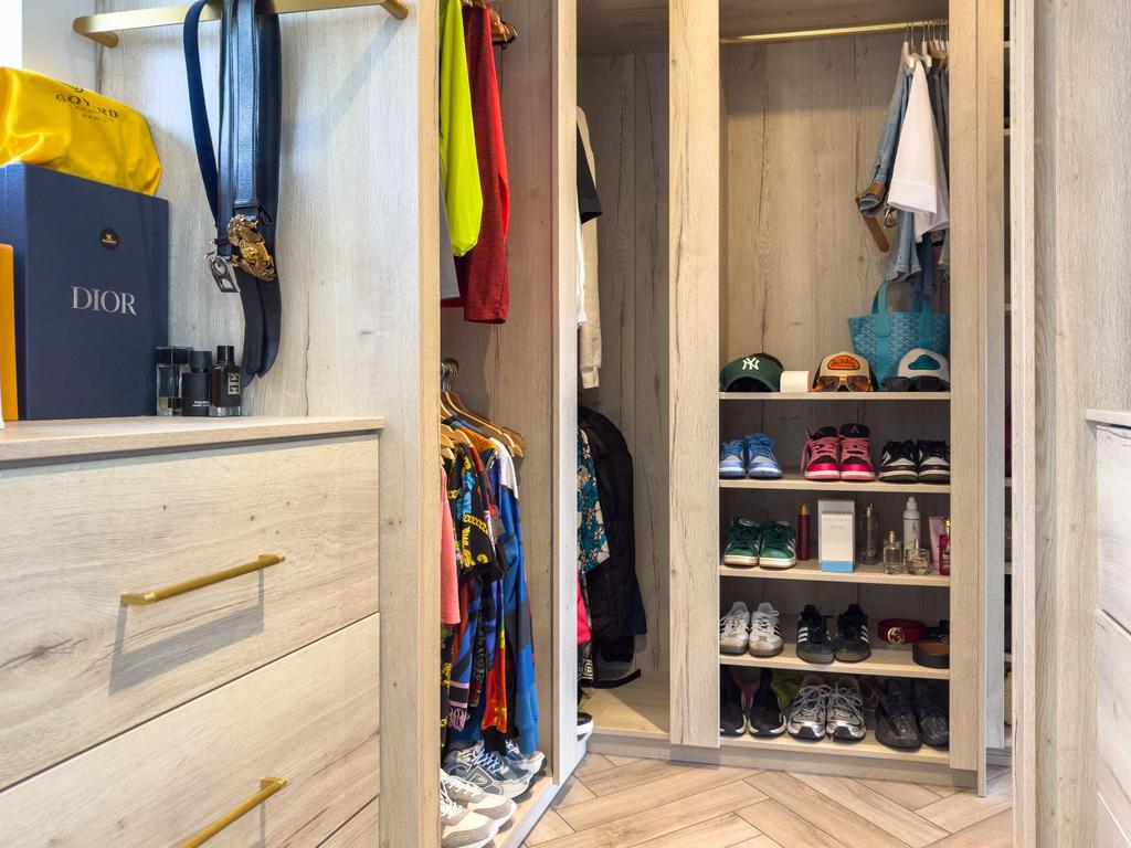 Wardrobe area
