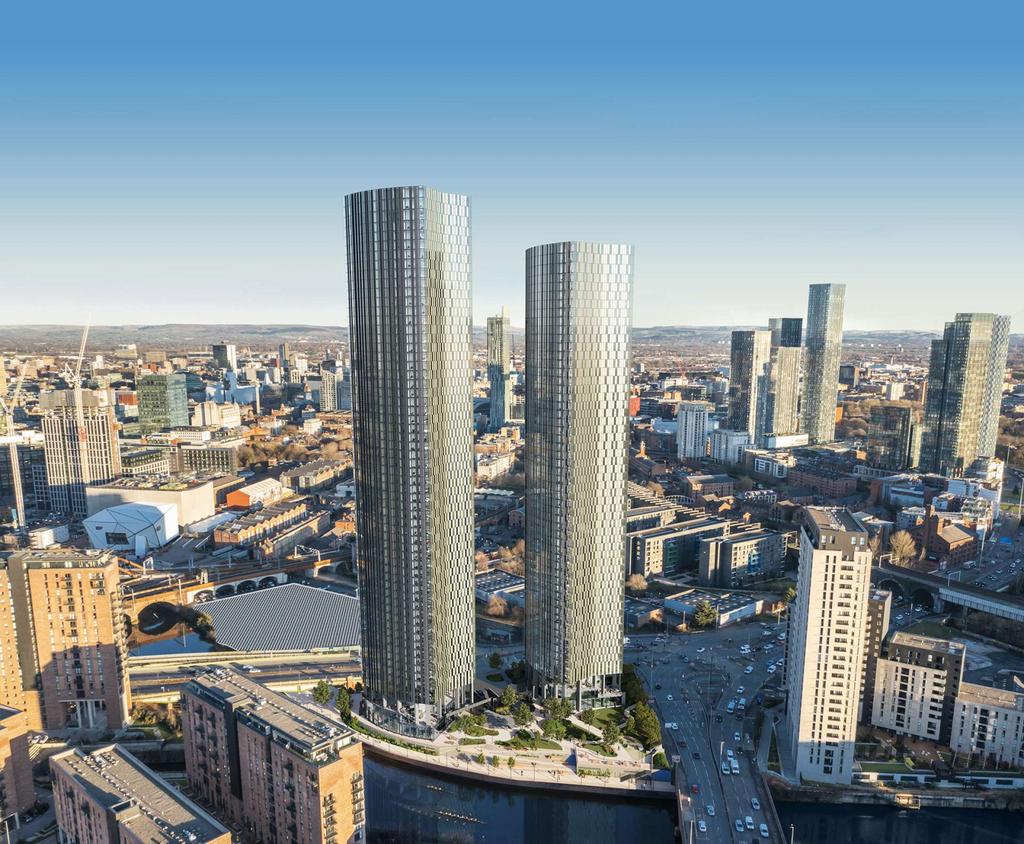 2 bed apartment to rent Vista River Gardens, Manc