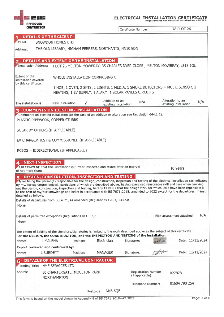 EPC Certificate