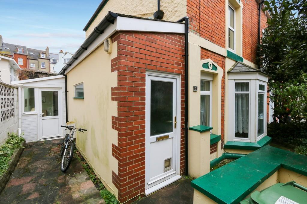 Rear of property