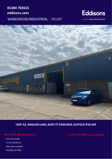 Warehouse to rent, Anglian Ln Bury St Edmunds IP32 6SR