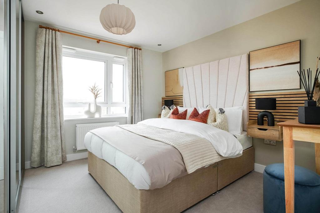The main bedroom gives you a place to relax,...
