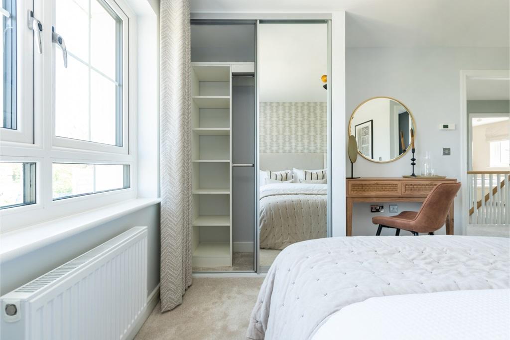With space for built in storage in bedroom 1