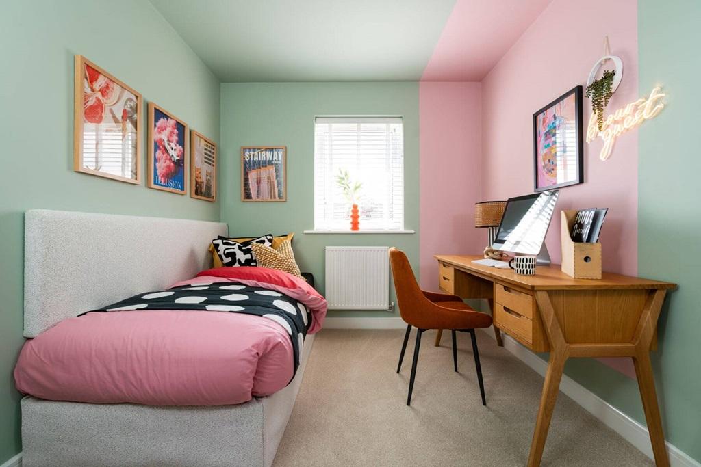 The third bedroom is well suited to a child or...