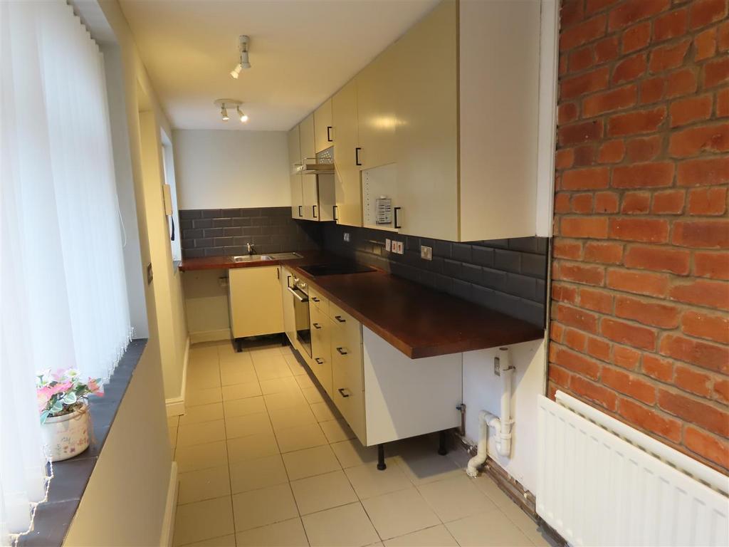 Galley style kitchen