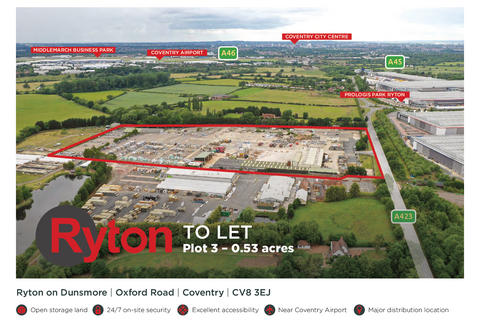 Land to rent, Plot 3, Oxford Road Ryton On Dunsmore CV8 3EJ