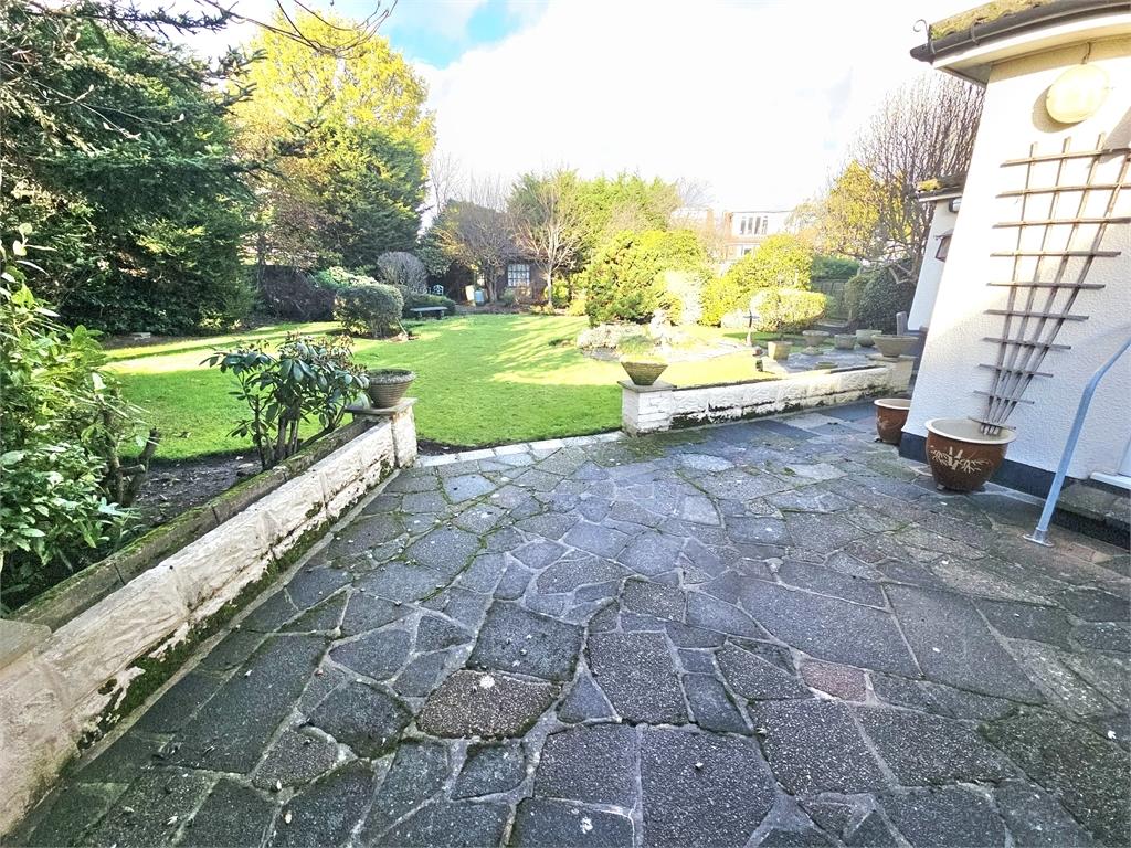 Detached double garage