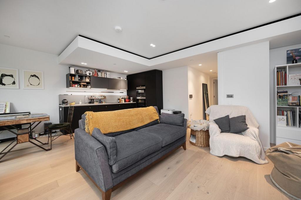 Open-plan living area, open plan living