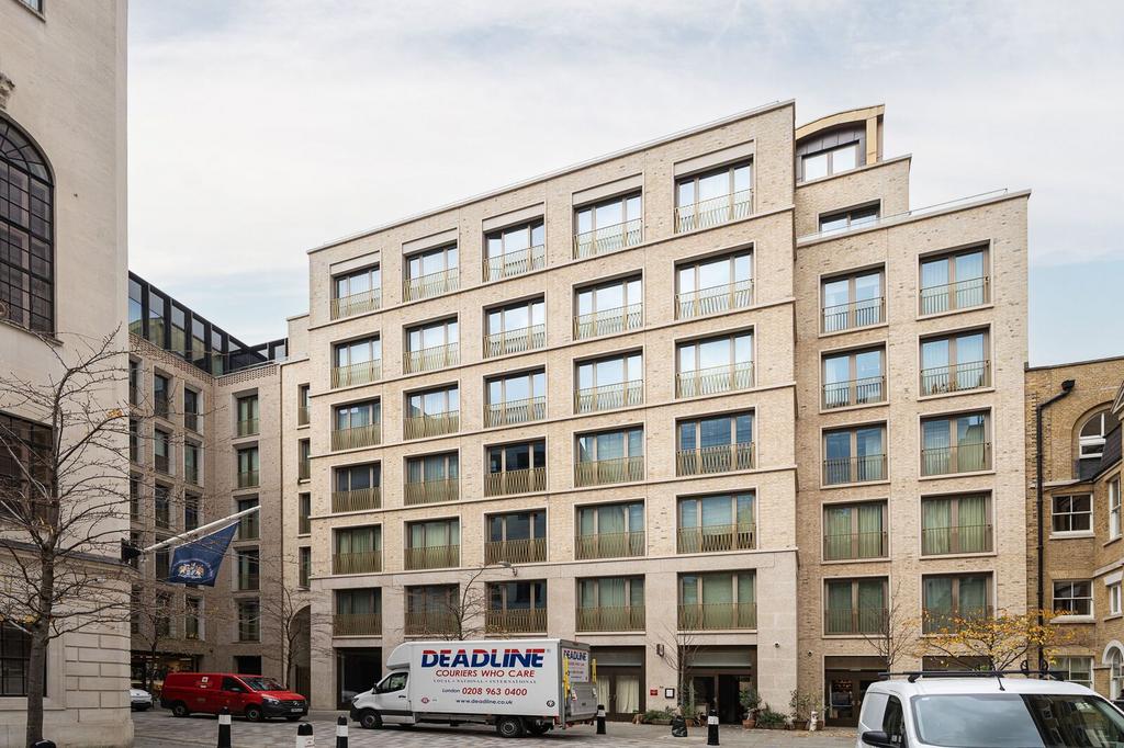 Apartment building facade, block of apartments