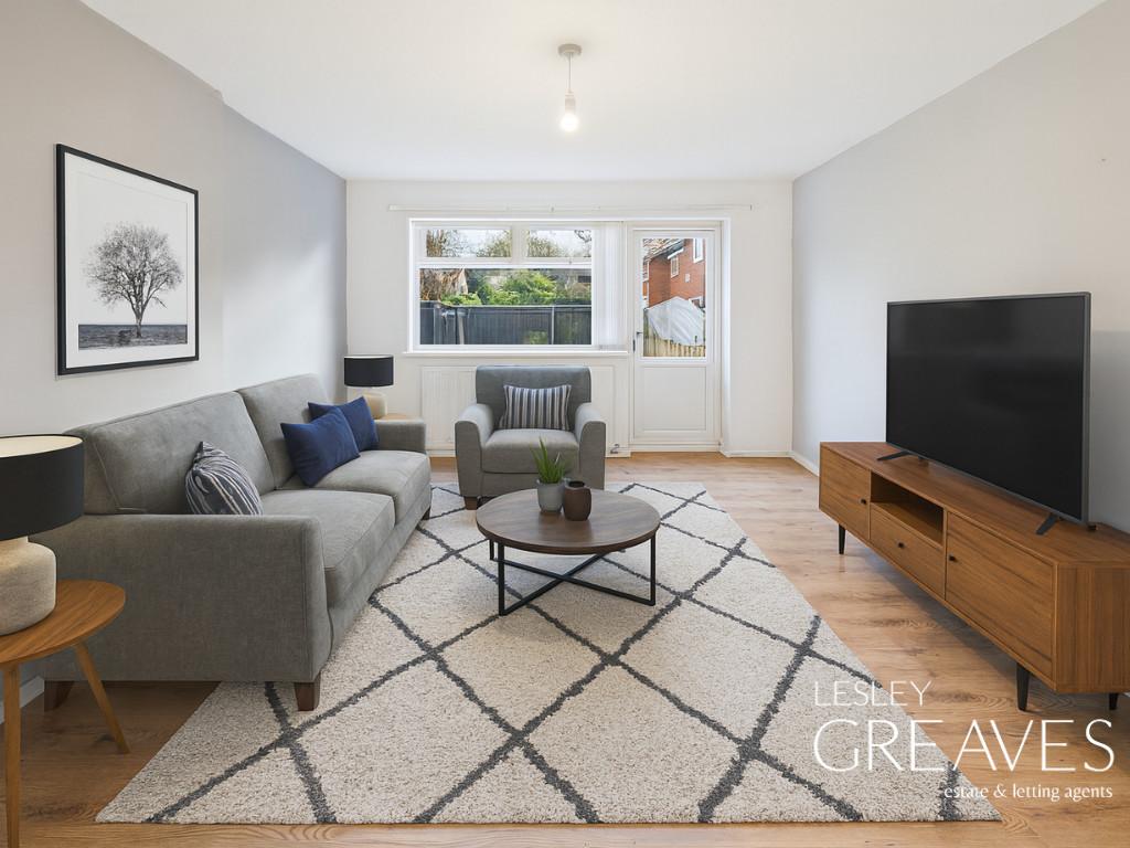 Virtually Staged Living Room