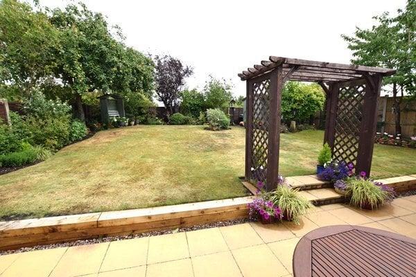 Rear garden