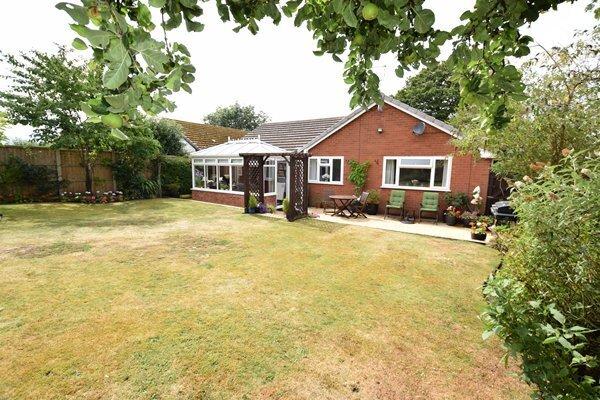Rear view of bungalow