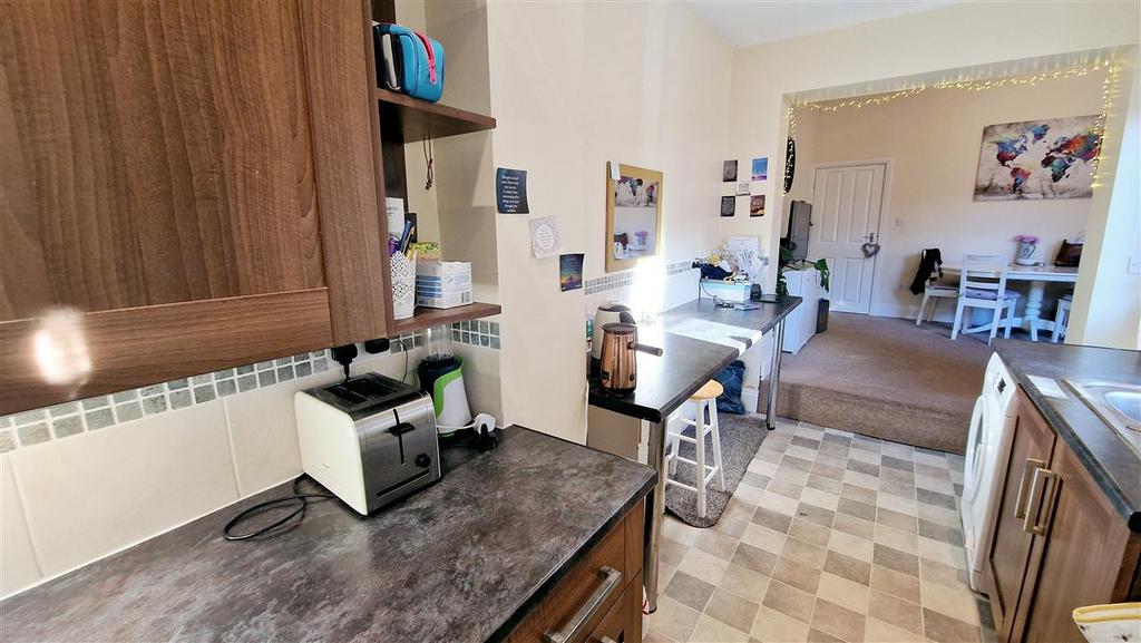 Kitchen View into