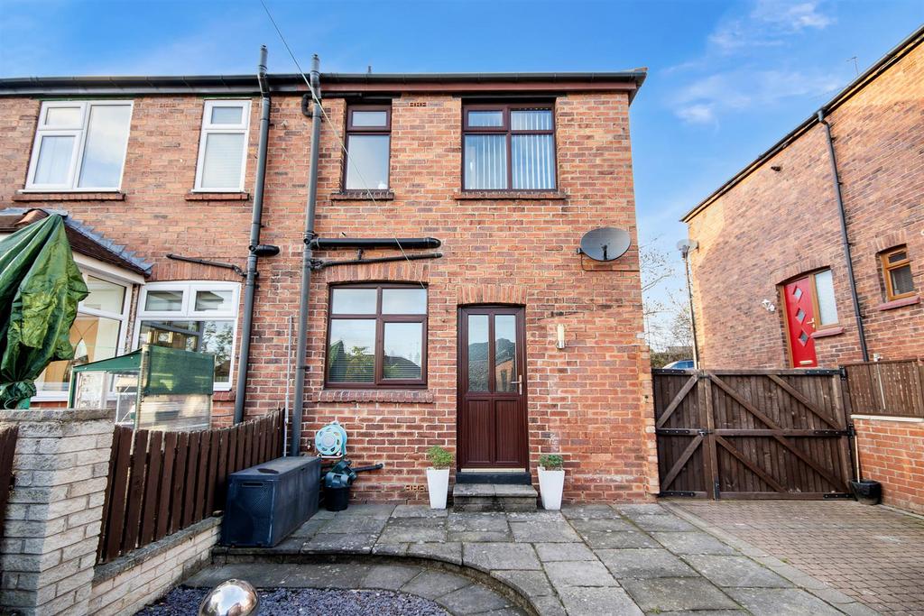Rear of property