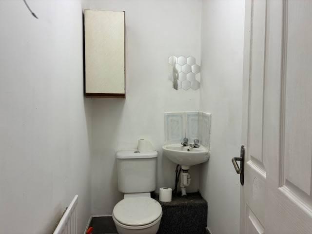 First floor toilet