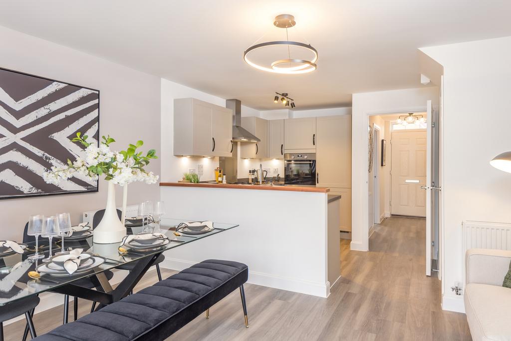 Kitchen diner in the 3 bedroom Greenwood