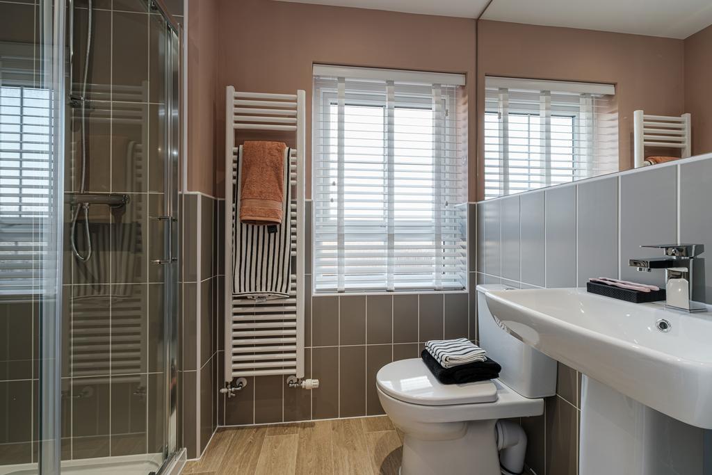 Interior view of the en suite in our Moresby home