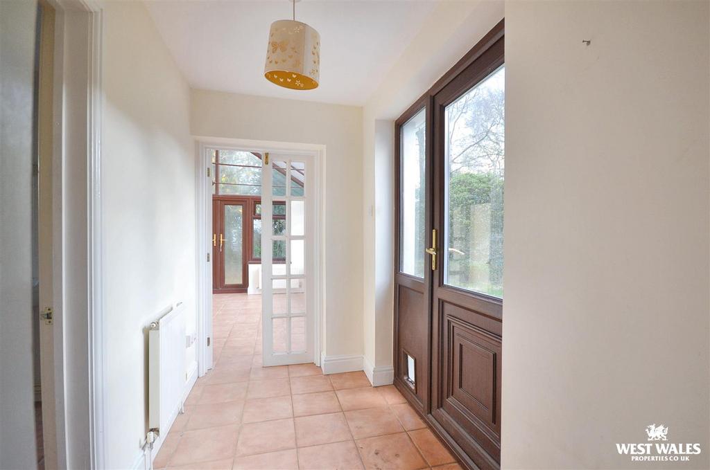 Rear hallway