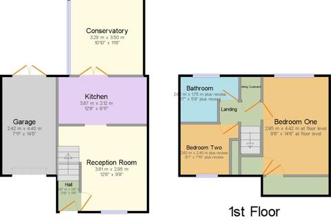 2 bedroom terraced house to rent, Herons Court, West Bridgford, Nottingham, Nottinghamshire, NG2