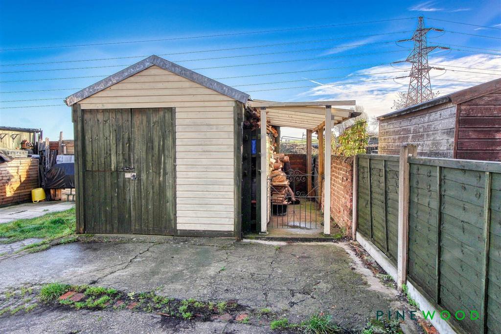 Off road parking and garage/workshop
