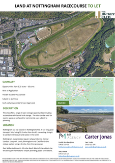 Land to rent, Colwick Rd Nottingham NG2 4BE