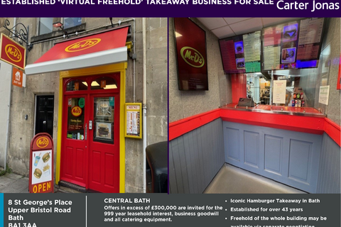 Retail property (high street) for sale, 8 Upper Bristol Rd Bath BA1 3AA